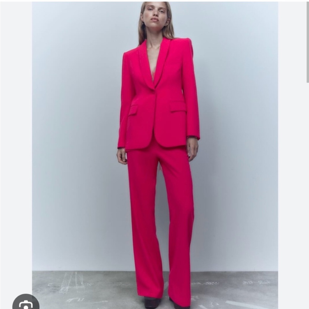 Zara Hot Pink Suit